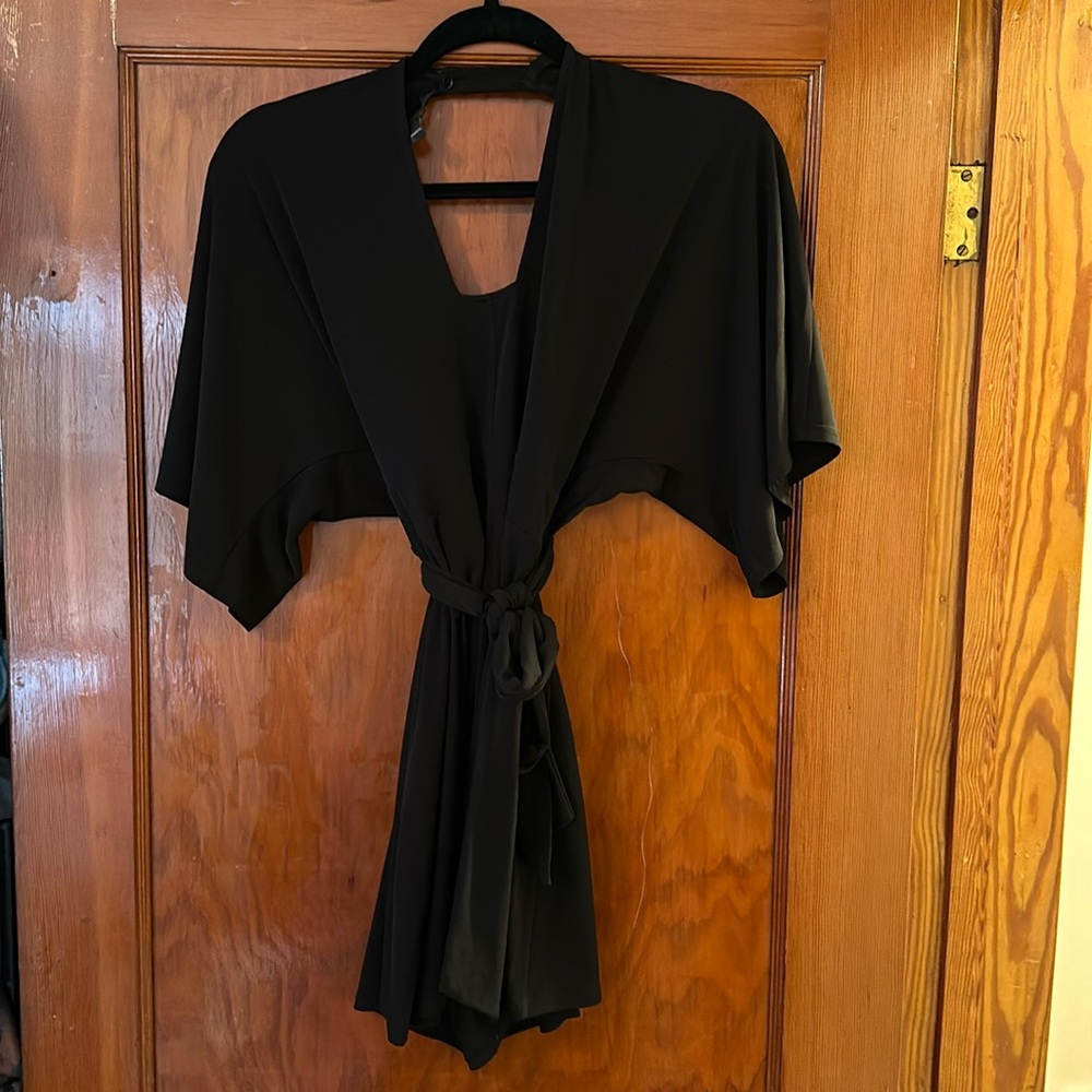 Express Tie Back Romper - Going Out Outfit